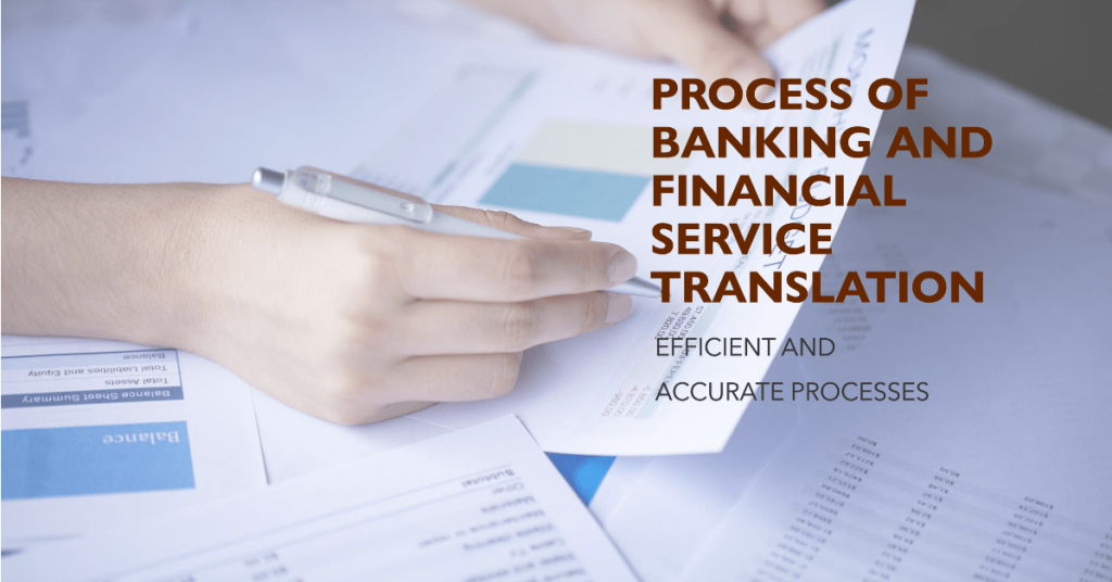 Image showing process of financial translation services in Singapore