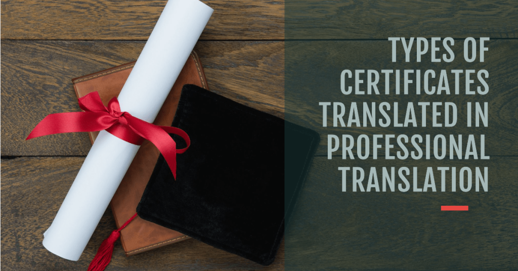 Types of Certificate Translation Services 2-min