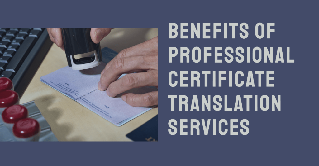 Types of Certificate Translation Services 4-min