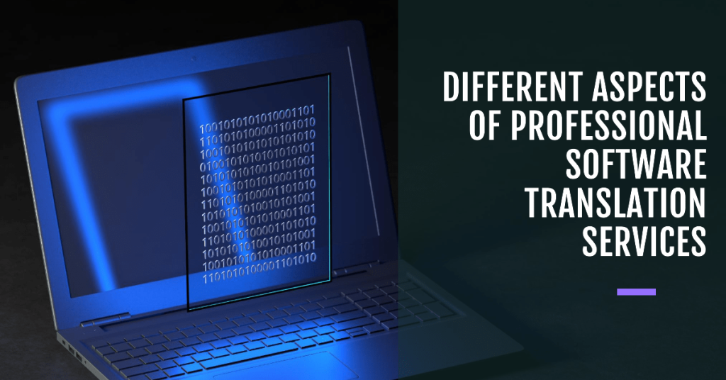 image showing different aspect of the professional software translation services