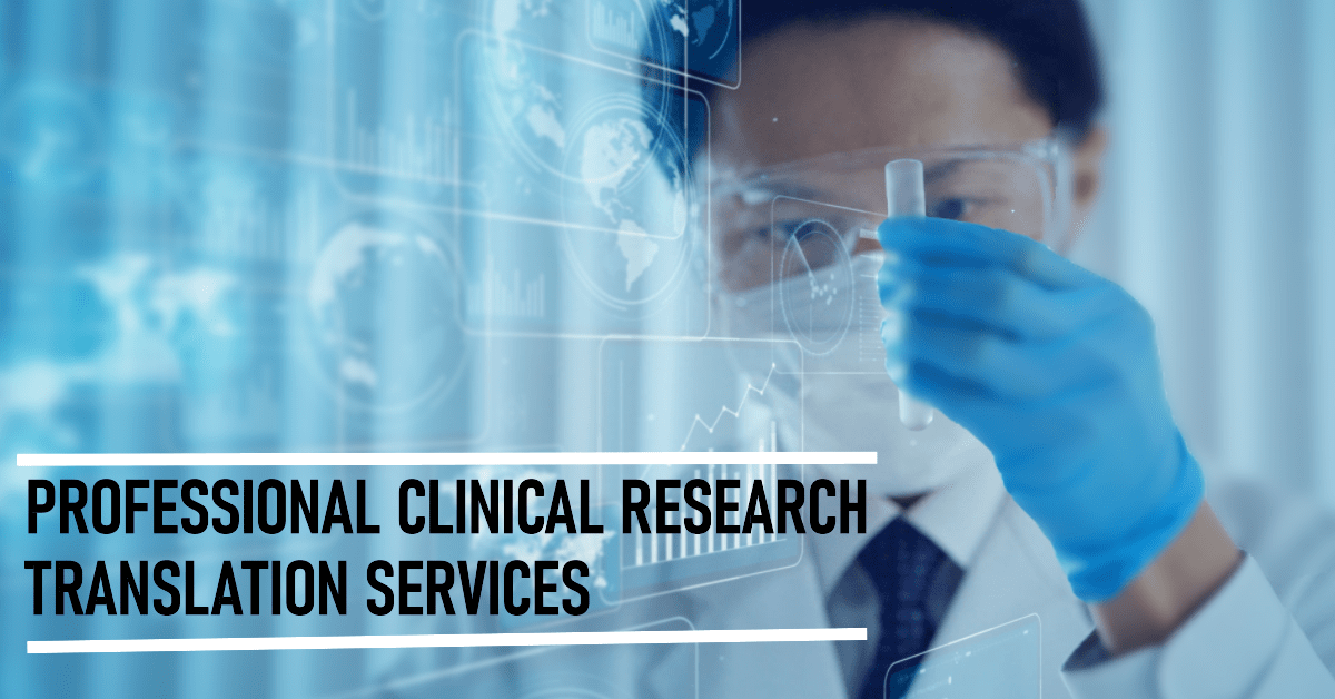 image showing a person working in clinical research lab highlighting the importance of clinical research translation services