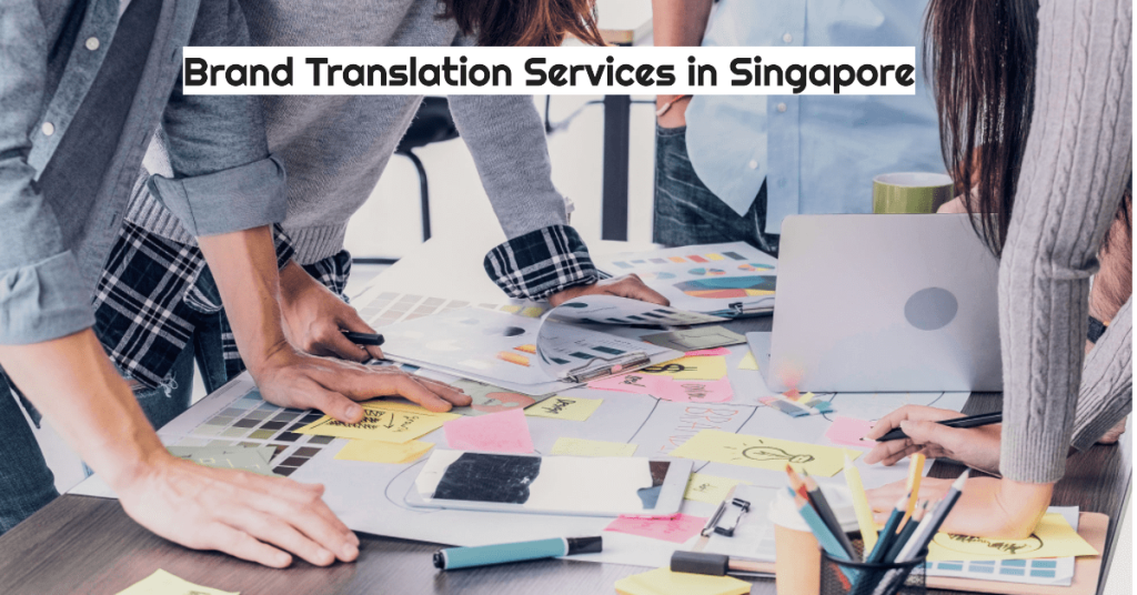 Many personals working together on brand translation services