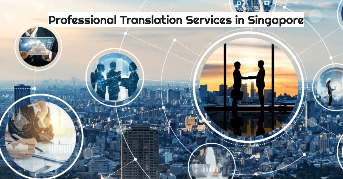 image show various entities communicating via translated languages showing the importance of professional translation services